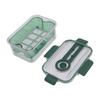 Food Storage Container with Drain Basket Transparent Rectangular Airtight Bread Storage Container For Home Outdoor