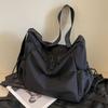 Lässiger Wind lässig große Kapazität schlichte einfarbige Schulter-Tragetasche Studentenunterricht Pendeln Reise leicht Umhängetasche