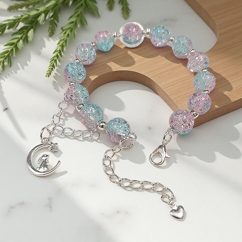 Daisy Popcorn Beaded Bracelet: Elegant Women's Hand Jewelry