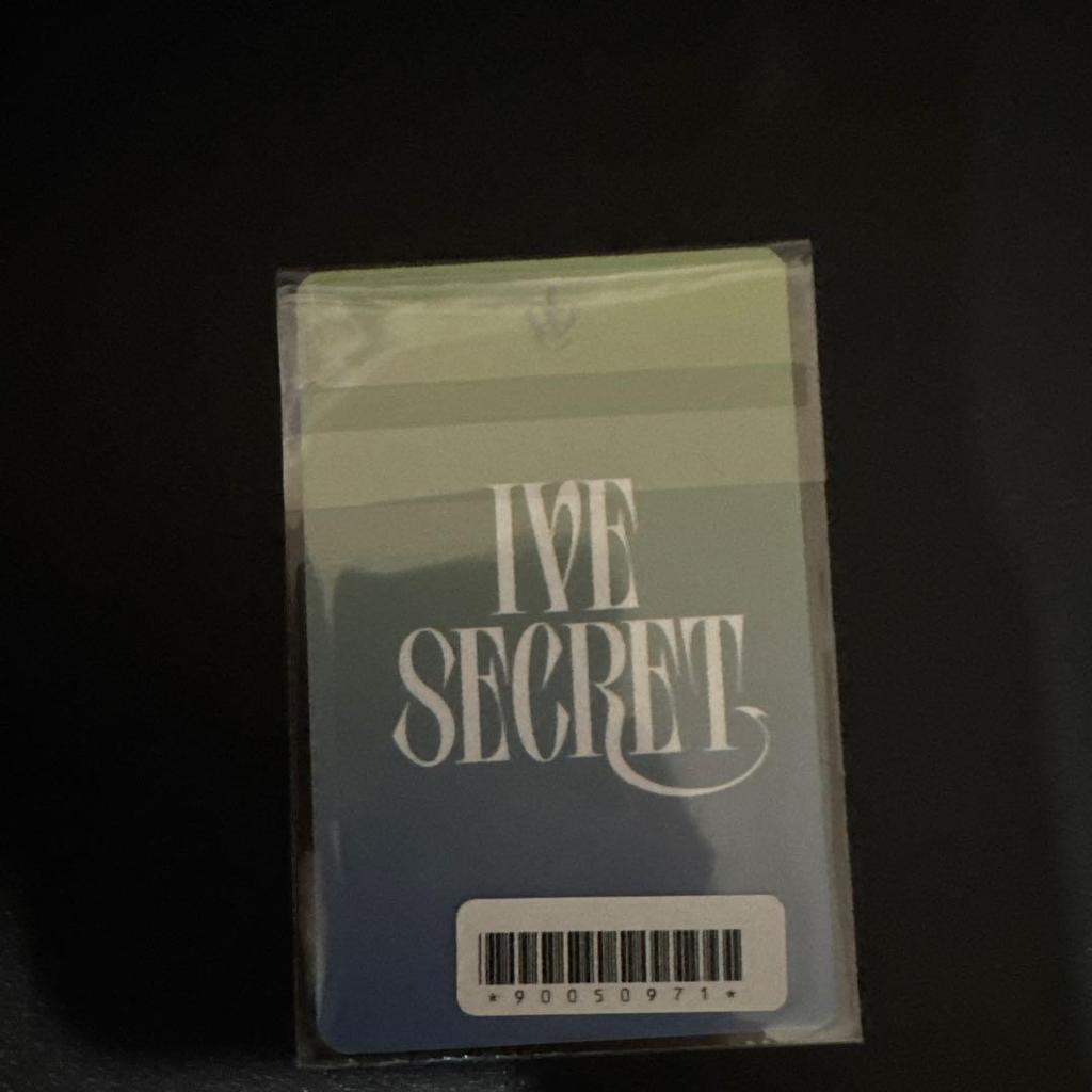 [USED] IVE secret asmart Wonyoung bonus trading card