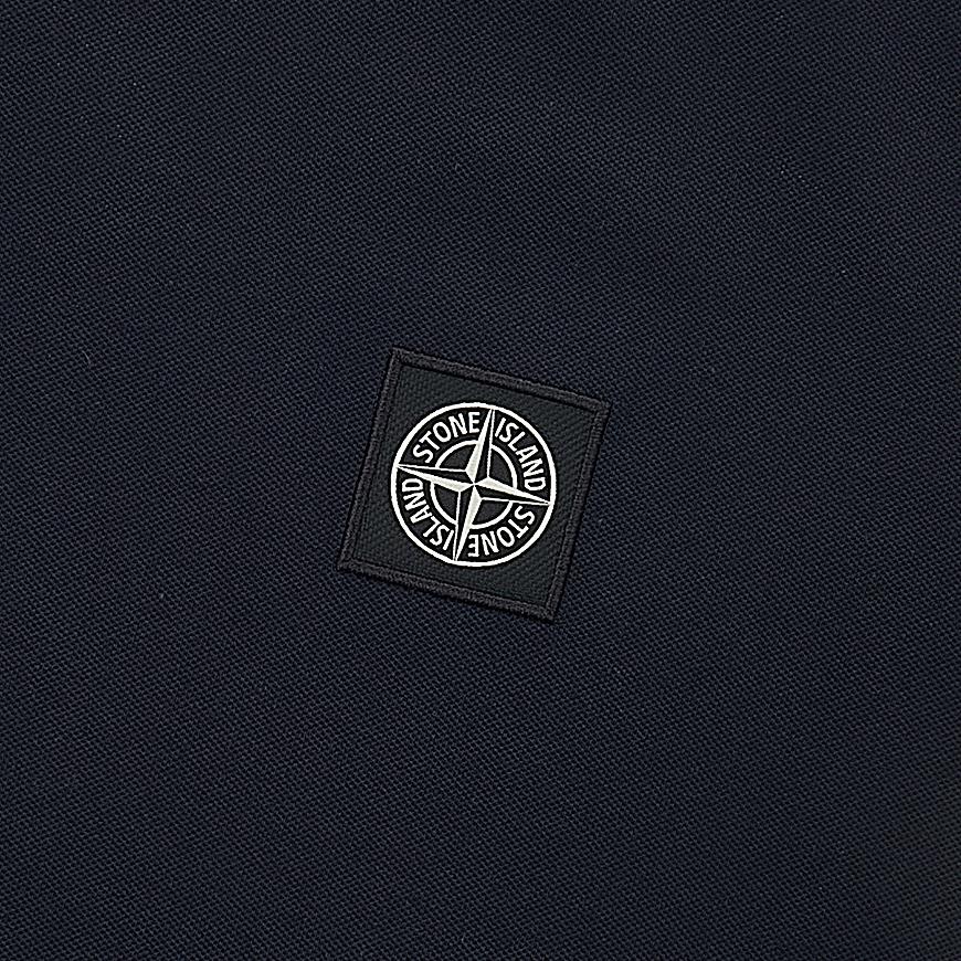 STONE ISLAND Logo Print Round Neck Loose Fit Short Sleeve T-Shirt Kids Tops Black 781620748-V0020