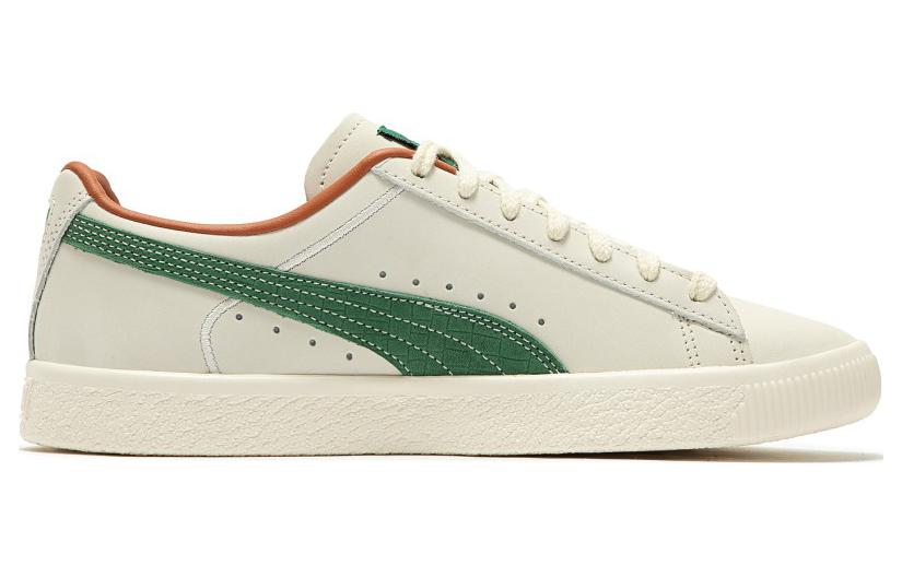 Puma Clyde Fg Blanco Impecable Verde Vid 391135-01