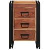 Nightstand Brown 40 X 40 X 59 Cm Solid Acacia Wood