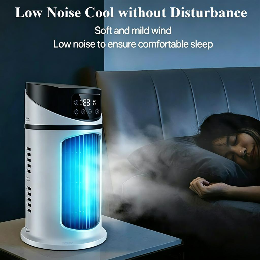 Portable Air Conditioner USB Mini Air Conditioner Air Cooler Fan Water Cooling Fan Air Conditioning Air Cooler for Home Office