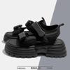 Fashion 2024 Summer Women Sandals Casual Shoes Thick-Soled Hook-loop Sandalias Open Toe Beach Shoes for Women New Zapatos Mujer J687