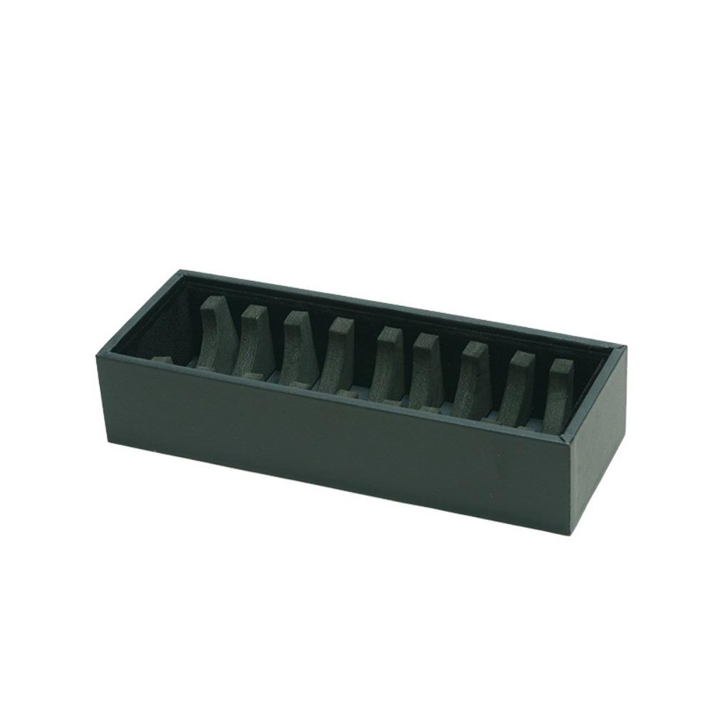 10/40 Slots Bracelet Storage Tray No Lid Bracelet Display Plate Bangle Holder  Jewelry Shop 10 Slots Black