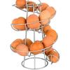 Portauova Multifunzionale Design a Spirale Ferro Creativo Portaoggetti per Uova per Cucina