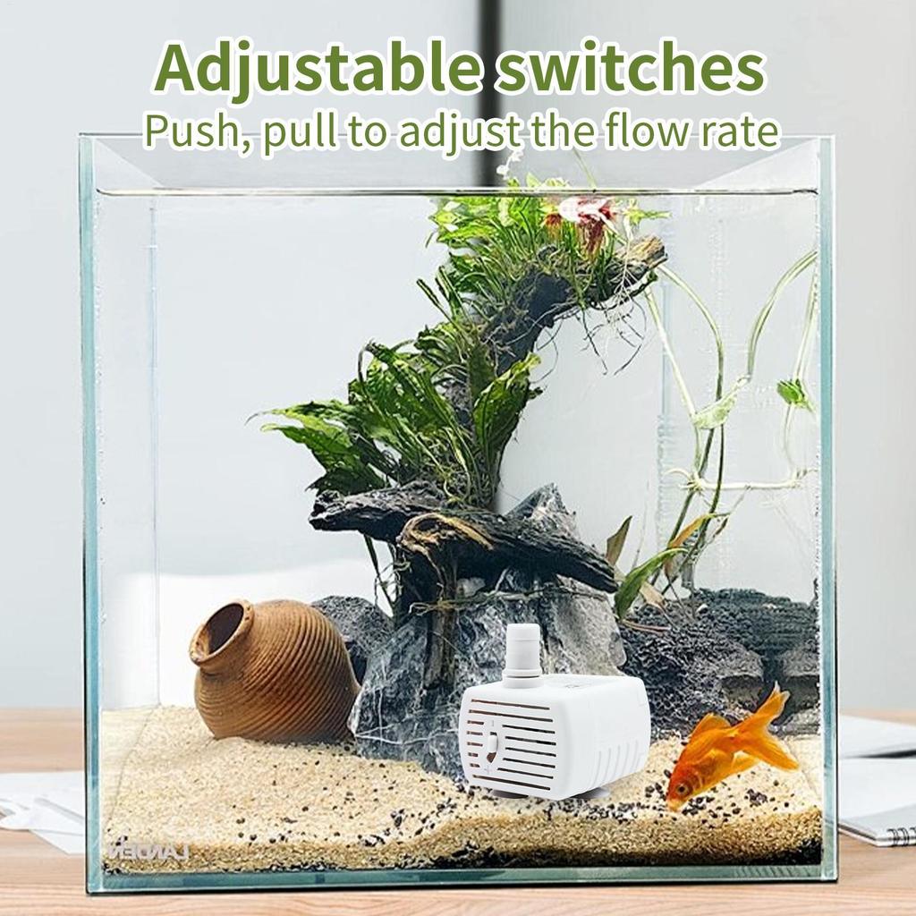 Pet Water Fountain Pump Automatic Water Fountain Pump Portable Submersible Motor With Light Multifunctional Pets Accessories For