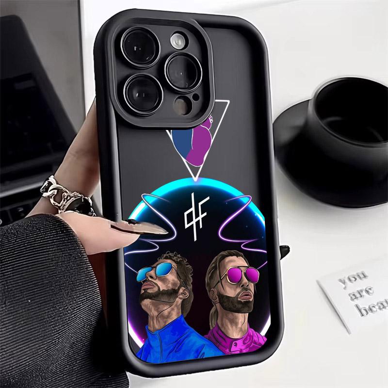 QLF x PNL Pnl Singer Soft TPU Case For iPhone 16 15 11 13 14 12 Pro Max 15 Plus Mini Coque 16Pro Shockproof Silicone Phone Cover