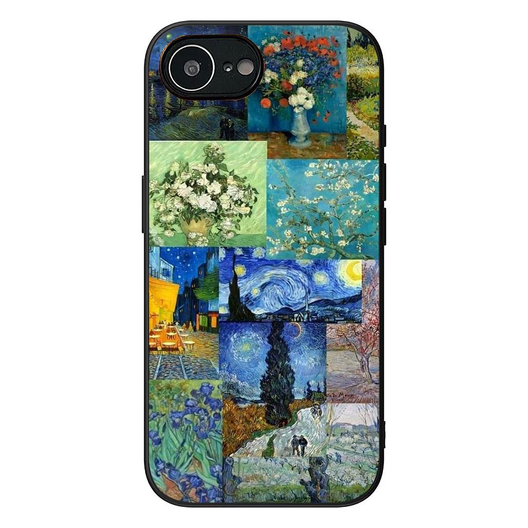 

Van Sunflower Gogh Starry Night Painting Phone Case for Samsung Galaxy S25 Edge S24 S23 FE Plus Ultra A16 A15 A55 A57 5G Cover Galaxy A16