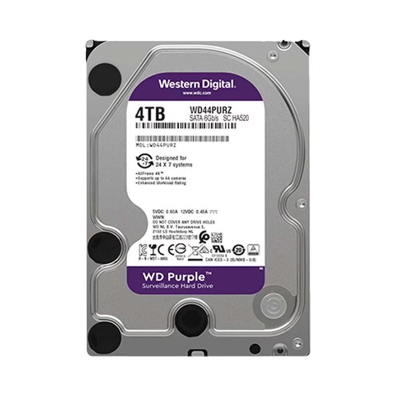 Western Digital WD Purple 4TB Surveillance Hard Drive