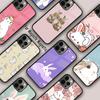 Soft Cute Cosmic Rabbits In Field Magnetic Phone Case For APPLE iPhone 17 Air 16 14 13 12 Pro Max 15 Plus Wireless MagSafe Cover