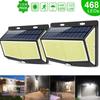 Buiten Zonne-LED Straatlantaarn 468 LED's IP65 Buiten Zonne Veranda Wandlamp PIR Bewegingssensor Tuin Pad Hek Verlichting