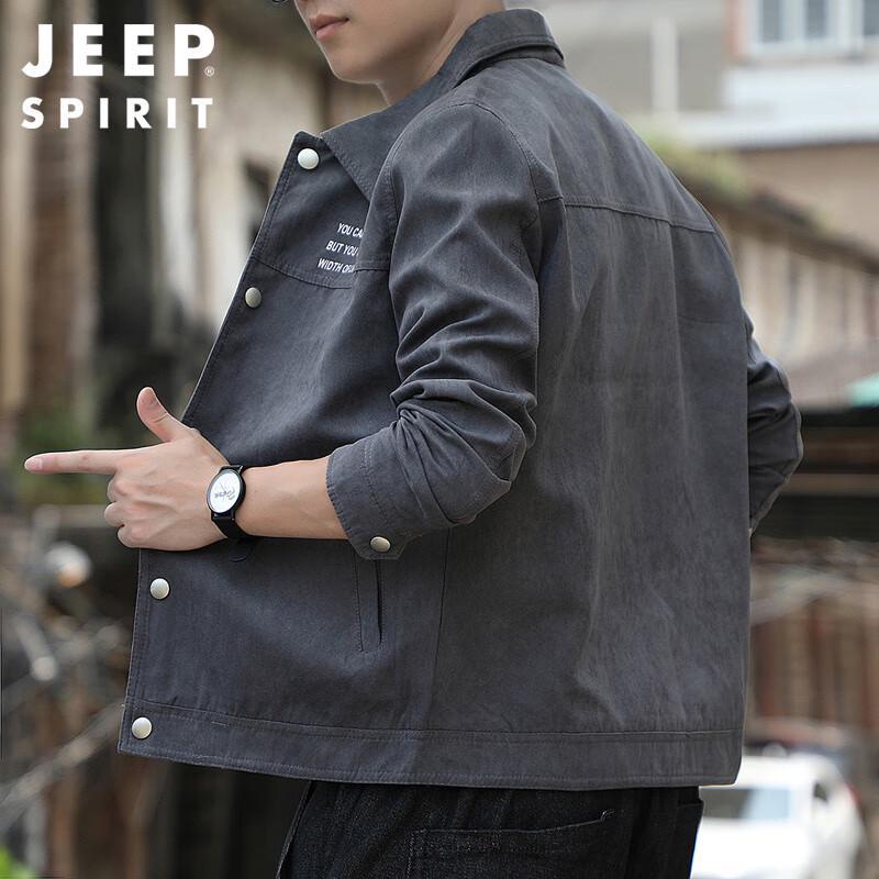 JEEP SPIRIT Men's Autumn/Winter Lapel Jacket