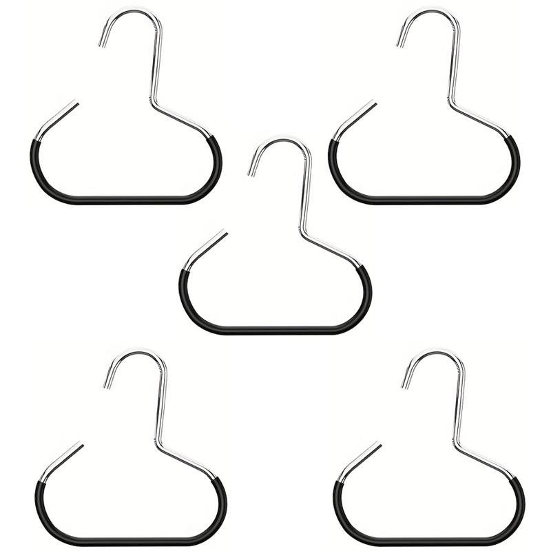 5pcs Clothes Accessories Hanger Cap Ties Belt Underwear Hook No Trace Non-slip Hat Rack Wardrobe Organizer Cap Ties Belt Storage