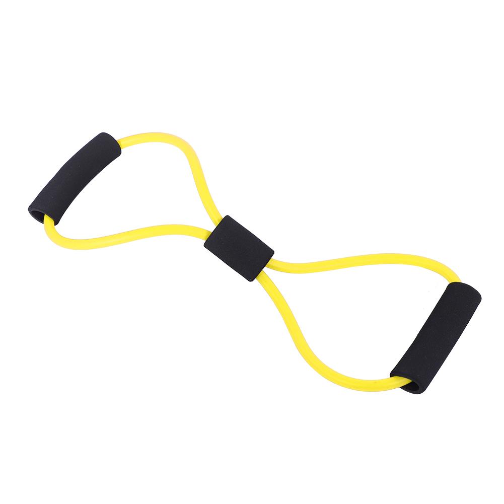 Resistance Stretch Rubber Band Training Rope Tube Workout Fitness Exercise for Gym (Blue)