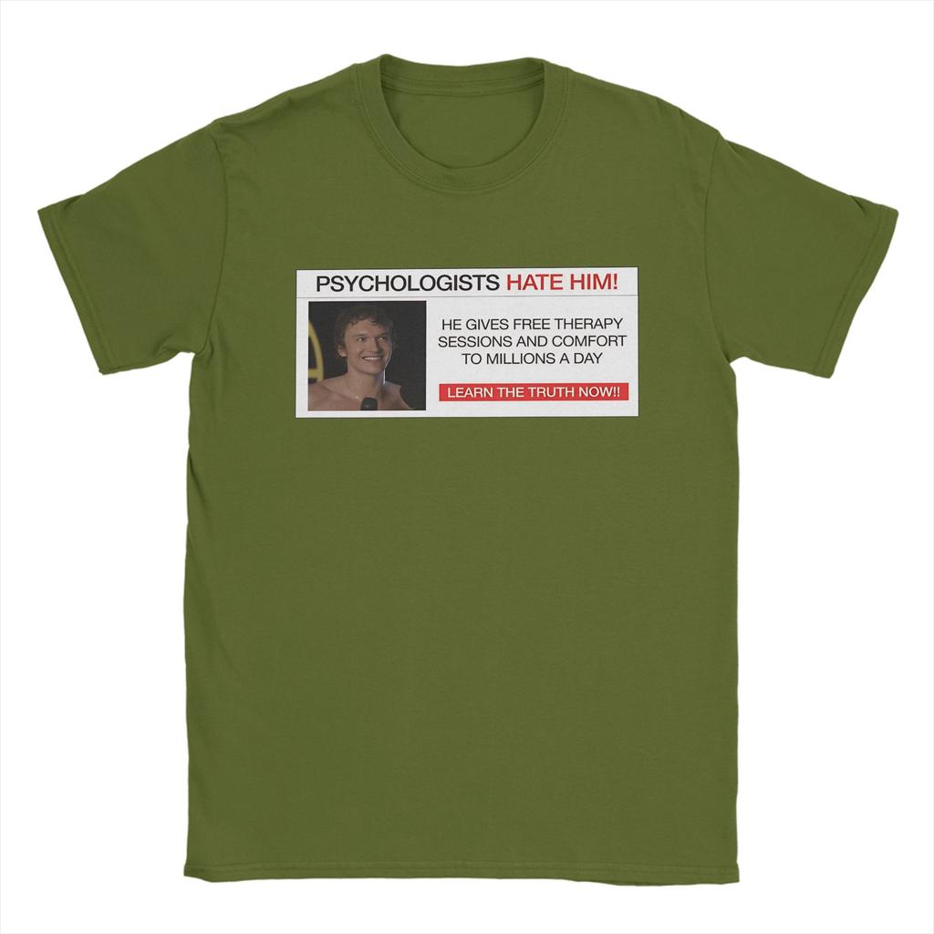Unisex T-Shirts Psychologen HASSEN Ilya Rozanov Vintage Baumwoll-T-Shirt Kurzarm Erhitzte Rivalität T-Shirts Rundhals Oberteile