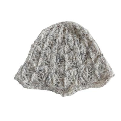 Crocheted Foldable Knit Hat Wide Brimmed Lightweight Crochet Outdoor Hat
