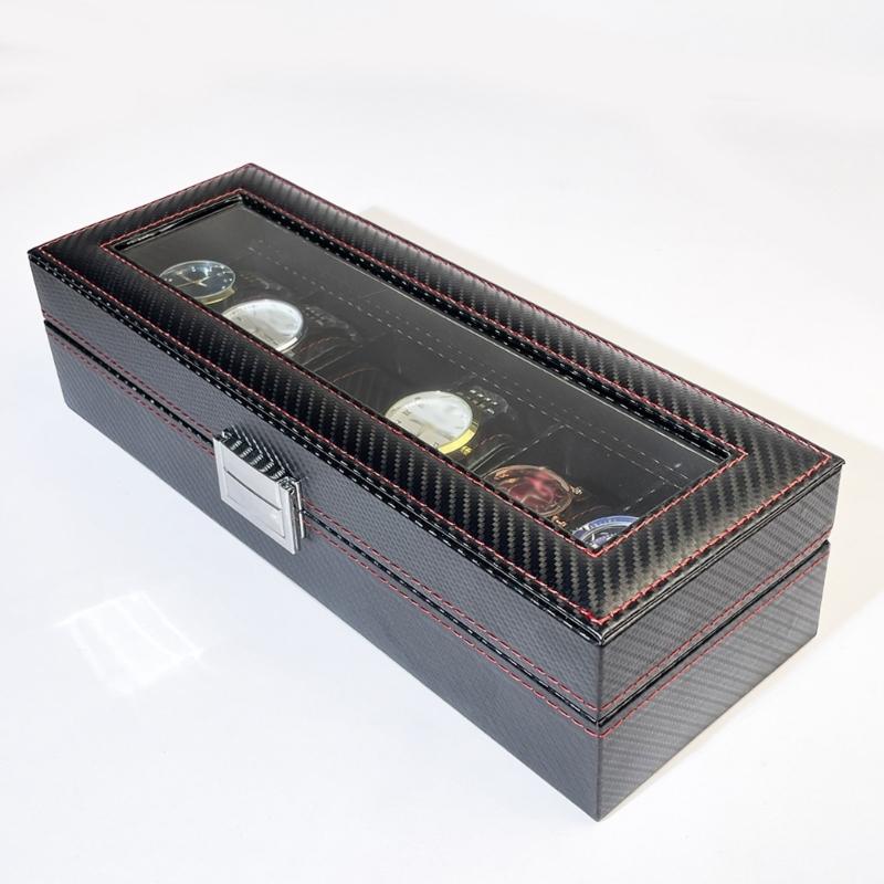 Additional Velutinous Lined Watch Storage Case Secure Metal Grip Plan For Jewelry Display And Travel