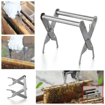 1PC Bee Hive Frame Holder Stainless Steel Capture Grip Keeping Accessories Increase Honey Tools