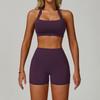 2 Piece Set Women's Tracksuit Fitness Clothes Yoga Sets Sportswear Workout Bra High Waist Leggings Set Gym Clothing Sports Suits