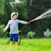 Trampoline Sprinkler for Kids Outdoor Trampoline Sprinkler 49ft Trampoline Sprinkler Orange