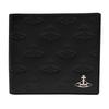 Carteira de Couro com Emblema Saturno Orb Vivienne Westwood