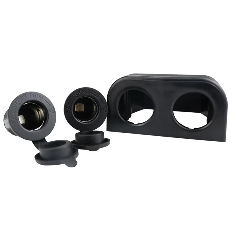 2 Löcher Zeltbasis Auto Zigarettenanzünder 12V 24V Wasserdicht USB Power Adapter Buchse Autozubehör für Boot RV