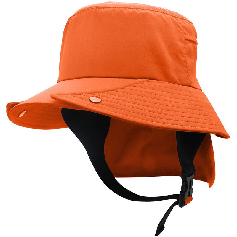 Men's Fisherman Hat Wide Brim Surf Cap New Style Breathable Brim Sun Protection Quick Dry Ideal for Beach Waterproof Cool Hat
