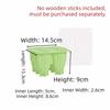 Reusable Ice Cream Popsicle Mold Creative Design Wood Stick Homemade Ice Box Easy Release DIY Popsicle Mold Cube Tray