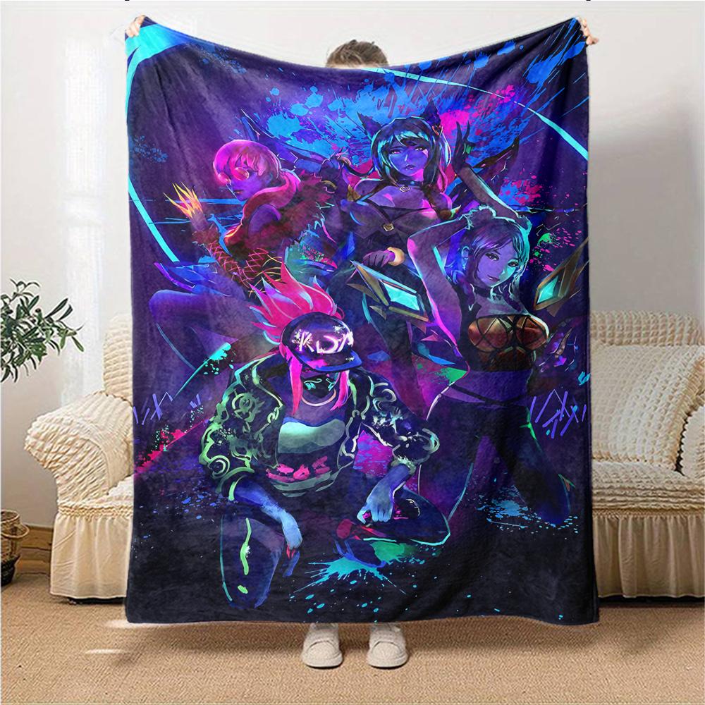 Cyberpunk Heroes Blanket Soft Throw Blanket For Home Bedroom Bed Sofa Travel Office Solid Christmas Blanket