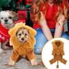 Dog Lion Hoodie Pet Clothes Cosplay Outfit Lovely Soft Warm Lion Wig Pet Clothes Outfit For Small Medium To Large Sized Dogs