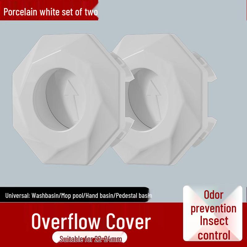 Galvanizovaný kryt přepadové zátky umyvadla odolný proti zápachu