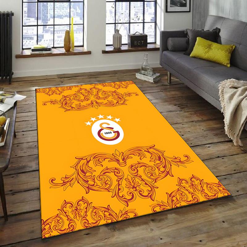 1pc Football Team Design Area Rug - Non-Slip, Soft & Cozy Floor Mat for Living Room, Bedroom, Office - Indoor/Outdoor Decorative Carpet