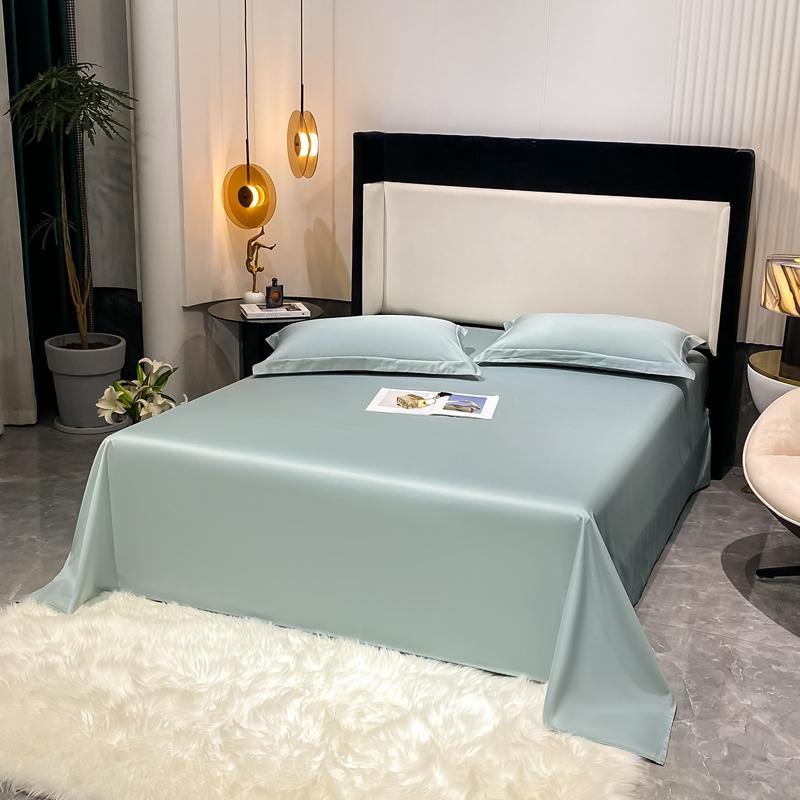 1000TC Egyptian Cotton Flat Bed Sheet 100% Cotton Top Sheet with Pillowcases  Luxury Soft Bed Sheet Bed Linen Double Queen King