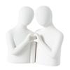 Abstract Couple Statue Romantic Love Sculpture Collection Aesthetic Tabletop Desktop Ornament for Bar Bookshelf