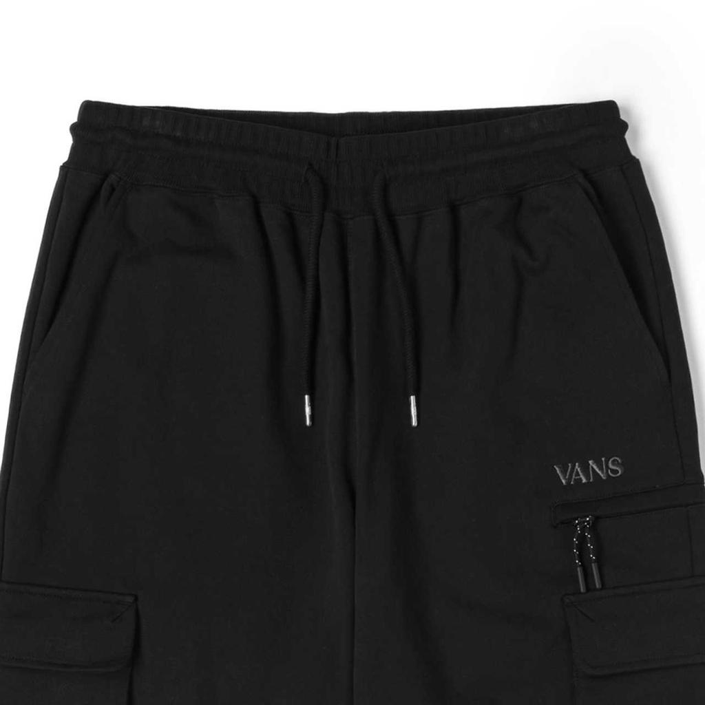 Vans SS24 Year Of The Dragon Series Solid Color Drawstring Pocket Casual Pants Unisex Pants Black VN000GPABLK