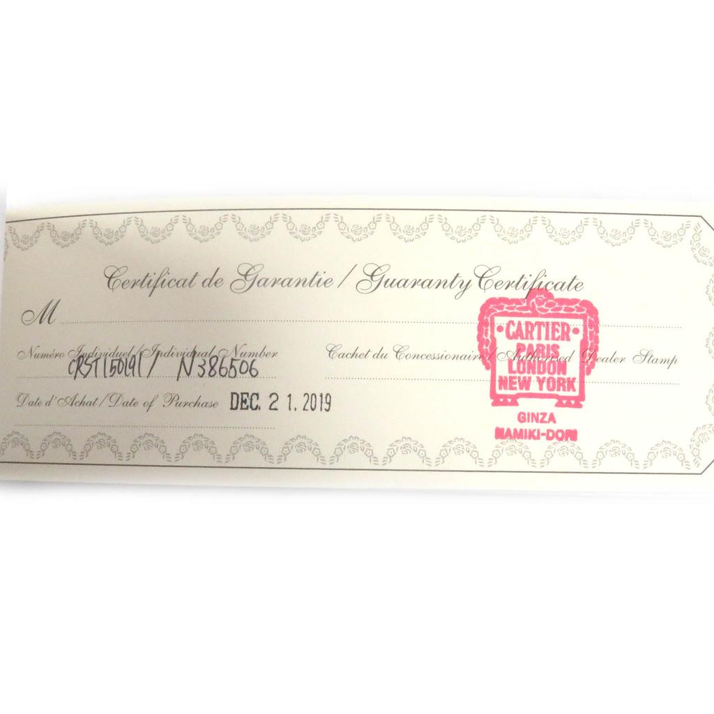 Great Cartier Ballpoint pen Santos de Cartier Twist Type Silver mens Used