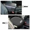 Black Center Console Trim Armrest Pad Cover For Jeep Wrangler JL JLU JT 2018-20