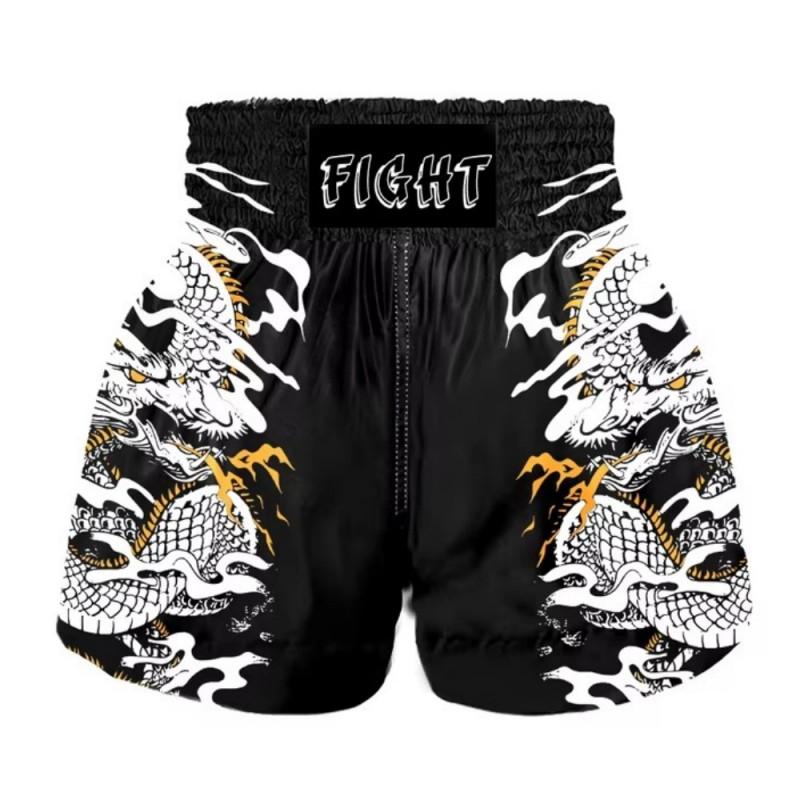 MMA Boxshorts Herren Damen Muay Thai Trainingskampfhosen Stretch Lycra Fitnessstudio Erwachsener Kampfsport
