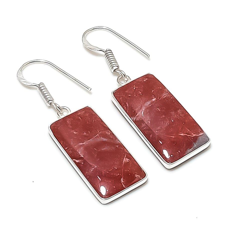 

Natural Dolomite Gemstone 925 Sterling Silver Jewelry Earring 1.62 AEE-10824