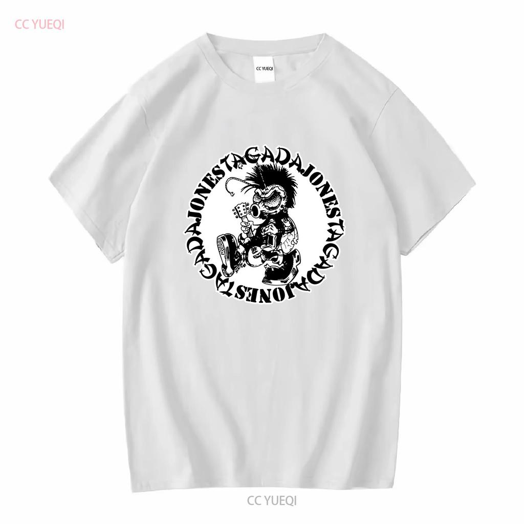 TAGADA JONES T Shirt Band Hardcore Anarcho Punk Rock Long or Short Sleeves Vintage Washed Comfortable Unisex Homme Soft