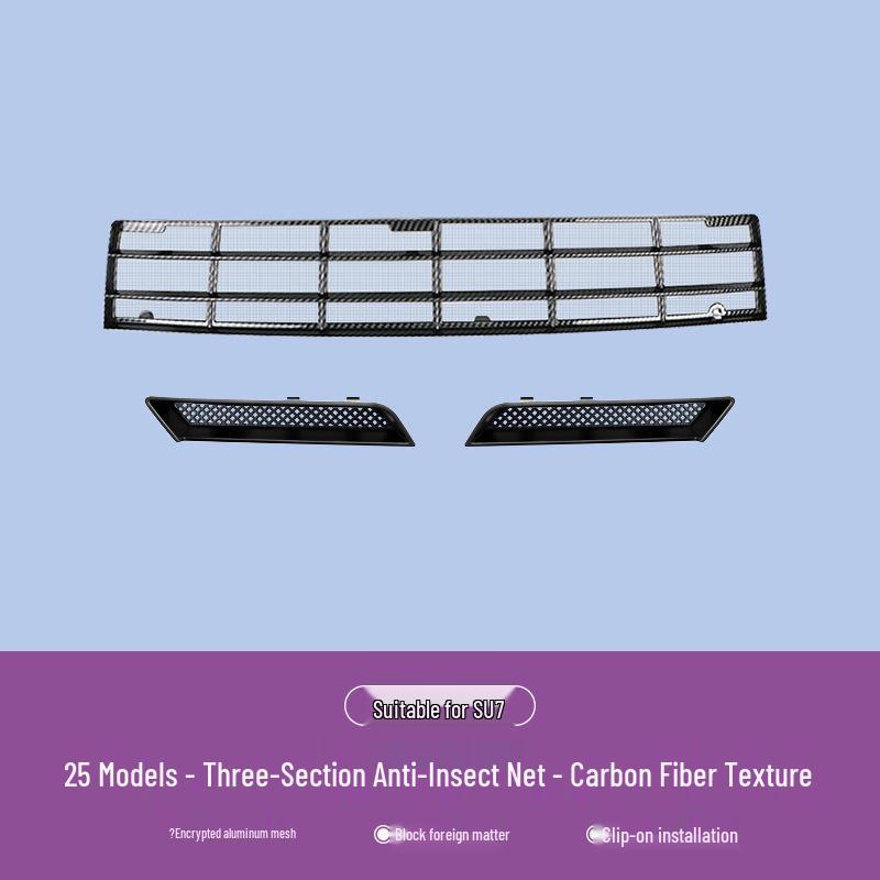 Xiaomi SU7 Front Bumper Grille Anti-Insect & Dustproof Net Cover