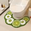 Quick Drying Toilet Mat Water Absorbing U-shaped Floor Mat Beautiful Door Mat Carpet  Toilet Room