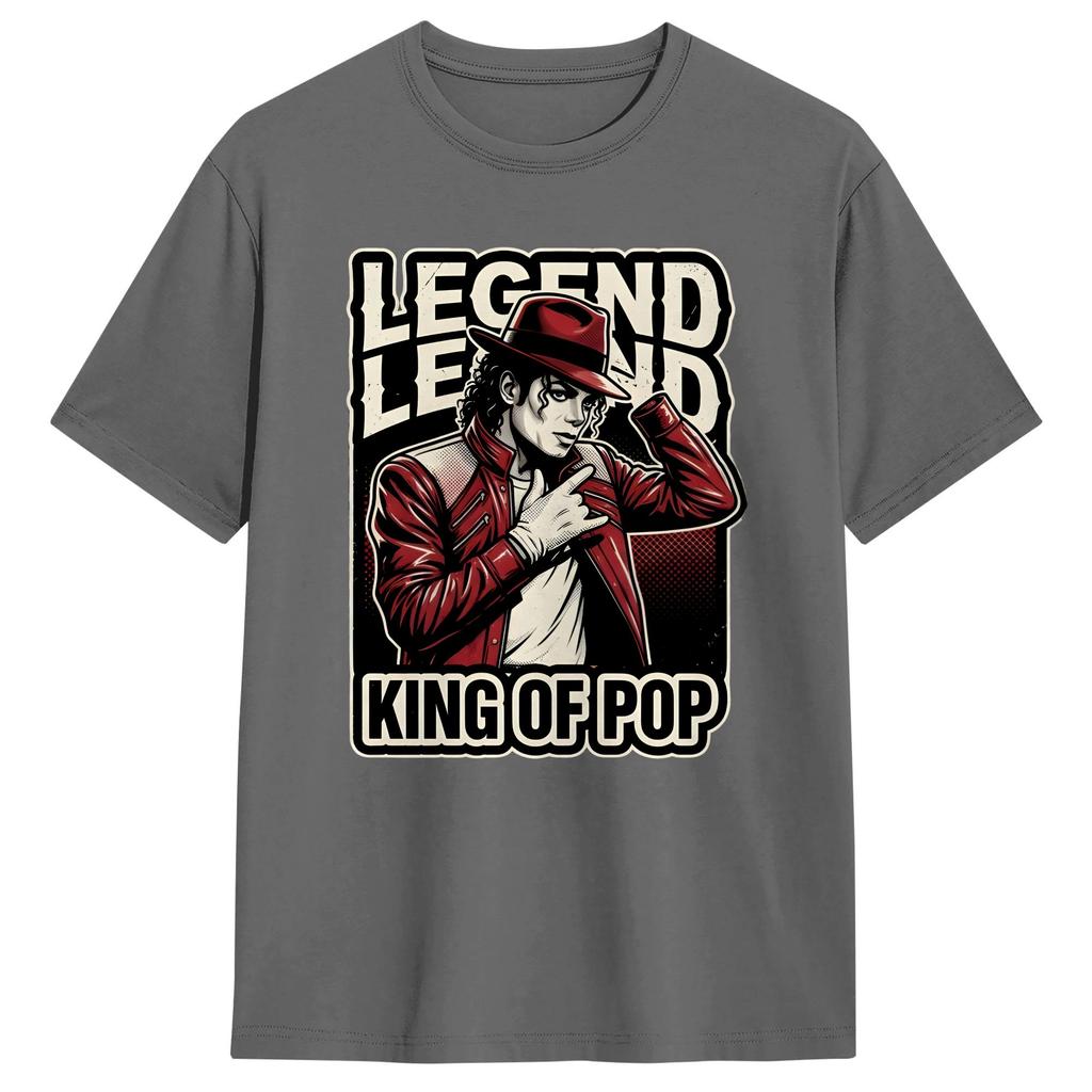 Legend King Of Pop Mmichael Jjackson T Shirt Unisexs Y2k Fun T Shirts Summer Breathable Harajuku Tee Shirt Casual Plus Size Tops