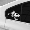Skeleton Fish Sticker Car Fisherman Graphics Window Truck Windshield Body Boat Fishbone Vinyl Film Decals Waterproof Decoration