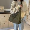 2025 Autumn New Large-capacity Dumpling Bag Simple Cotton Clothes Korean Version Crossbody Women's Shoulder Bag