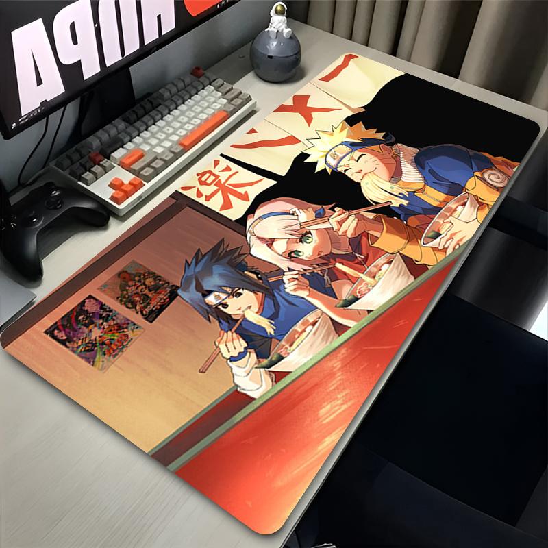Tapis de souris Anime Gamer Plus Grand XXL N-Naruto Clavier d'ordinateur Tapis de bureau Accessoires de jeu PC Accessoires de bureau Tapis de souris