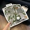 New old money wind chain neck scarf women's commuting versatile soft silk scarf neck protection shawl outer scarf