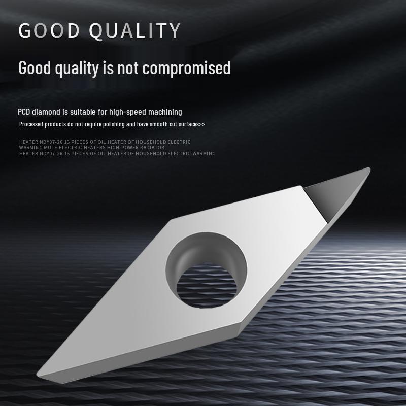 PCD Diamant Spiegelfinish Klinge für CNC Drehwerkzeuge - Geeignet für Edelstein-, Kupfer-, Aluminium-Einsätze